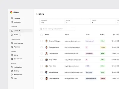 Lead Management Tool for Real Estate app b2b clean graphic design learning management minimal saas system tool ui web