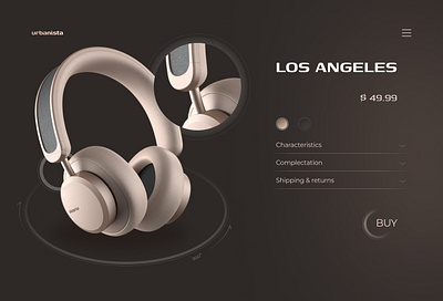 Product card for Headphones design figma headphones producr card ui uiux design web design