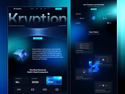 Crypto Landing Page UIUX Design blockchain blockchain landing page crypto crypto platform design fintech focotik landing page landing page design ui ui design ui ux design uiux user experience web design web3 website