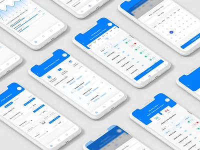 Attendance App UI Concept Design Figma adobe xd analytics app ui app ui design attendance app attendance tracking app daily tracker design figma graphs icons illustration school app student analytics student app teacher app web ui