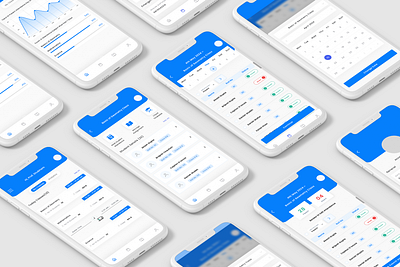 Attendance App UI Concept Design Figma adobe xd analytics app ui app ui design attendance app attendance tracking app daily tracker design figma graphs icons illustration school app student analytics student app teacher app web ui