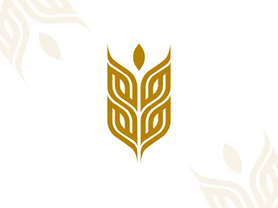 Wheat Logo (available) agriculture agronomy bakery branding crop production design farming food for sale unused buy icon logo logodesign wheat