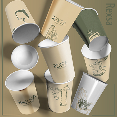 Redesign for coffee 3d branding graphic design logo ui