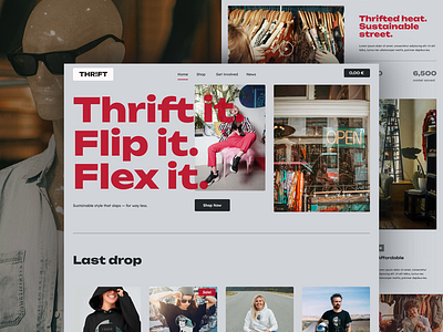 Thrift Shop Website Template clothing shop clothing store ecommerce elementor elementor template kit fashion store fashion website home page homepage landing landing page online shop online shopping template thrift thrift store webdesign website woocommerce wordpress