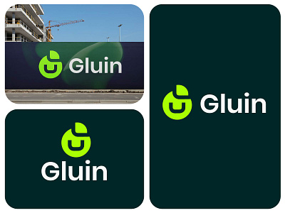 Gluin logo design creativity gluin gluin represents innovation growth logo logo design logo mark modern g modern logo represents
