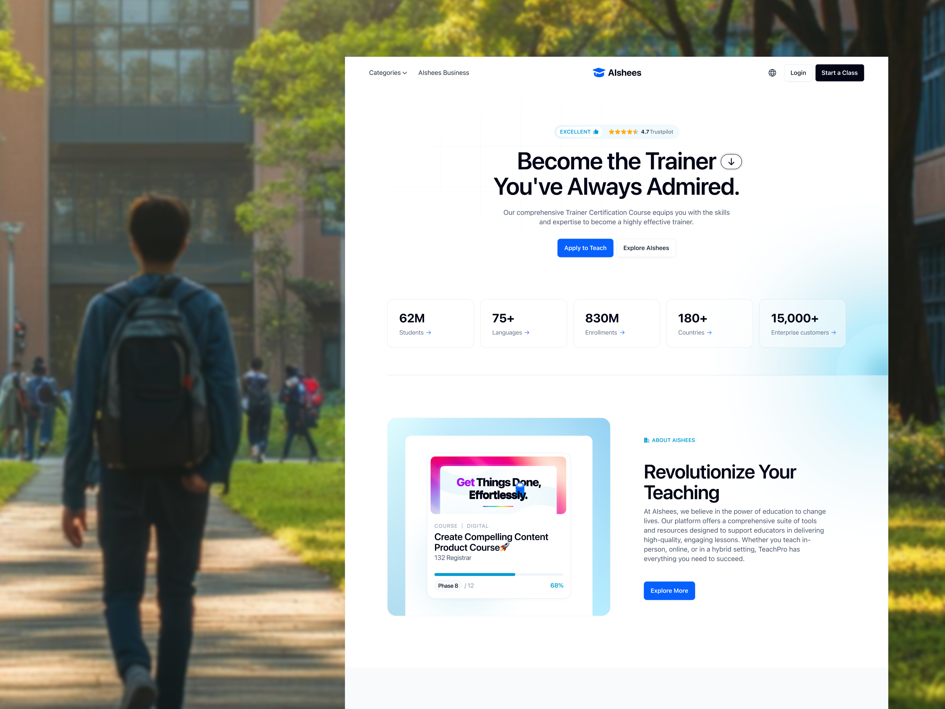 Landing Page for "AIshees" eCourse 10am course design ecourse ecourse landing page ecourse website fariz landing page landingpage training web web design website