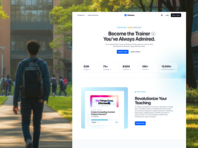 Landing Page for "AIshees" eCourse 10am course design ecourse ecourse landing page ecourse website fariz landing page landingpage training web web design website