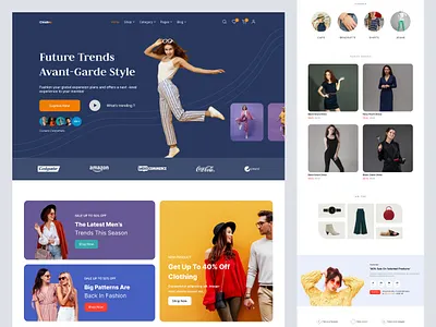 ChicEra - Online Shoping Website Design clothing store ecommerce fashion design fashion store homepage minimilist online shopping product design product landing page product showcase shopify landing page shopify website store ui ui design user experience web design website