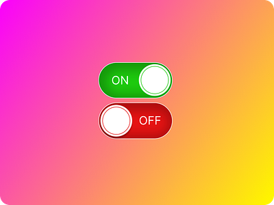 ON/OFF Switch dailyui day015challenge design graphic design illustration onoff switch ui ux vector