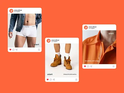 Orient - Social Media Post brand brand guidelines brand identity branding design fashion graphic design inspiration marketplace social media visual identity