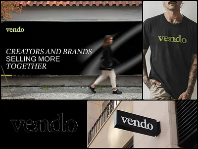 Vendo — Brand Application brand brand design brand guidelines brand identity brand identity design branding branding design branding inspiration branding template cool branding design design system figma graphic design logo logo design visual brand identity design visual design visual system