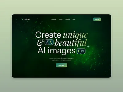 LevityAI ✨ UI Concept ai ai design animation design figma landing page ui ux web design