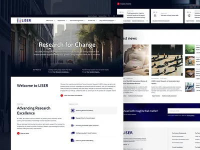 Liser - Homepage clean figma homepage landingpage modern ui ui design ux website