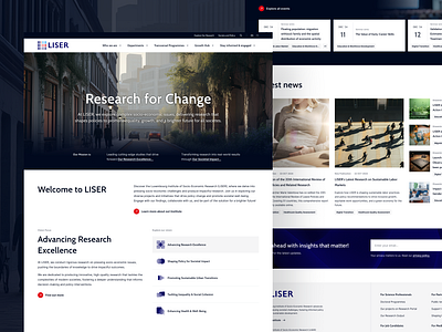 Liser - Homepage clean figma homepage landingpage modern ui ui design ux website