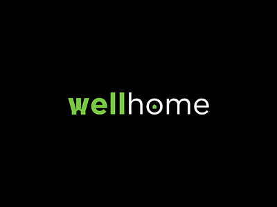 wellhome - Real Estate & Mortgage branding design emblem graphic design icon logo vector