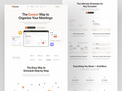 Meeting AI Tool Website ai b2b business tool communication conference data management landing page meeting meeting ai meeting tools online meeting redesign saas saas website startup uxui video meeting web web design website