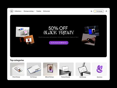 Black Friday | Wannathis mockups black friday e commerce mockups