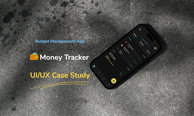 Intuitive FinTech App for Shared Goals & Budgeting budget app dark theme financial app finetech ui design uiux design user interface uxdesign