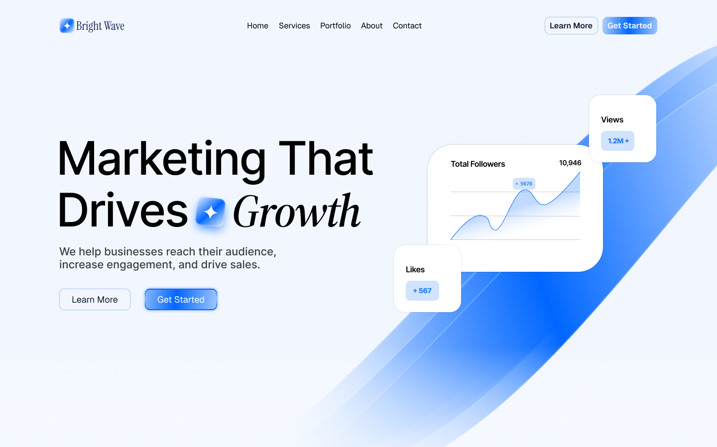 Example of Landing Page Design