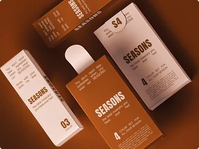 SEASONS | Cosmetic Branding Design 3d brand design branding design graphic design identity identity design illustration logo logo design ui