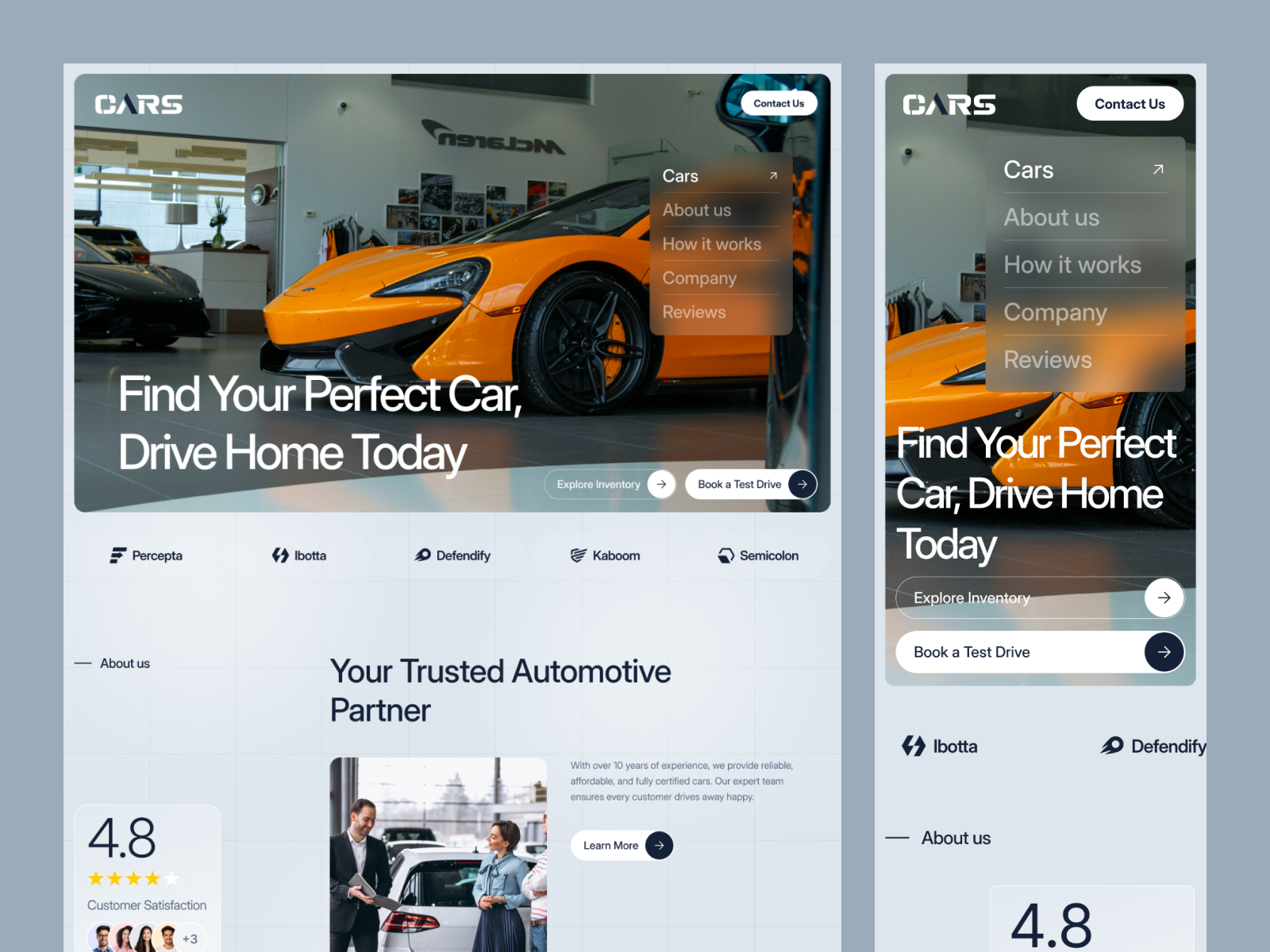 Modern Automotive Website UI, Premium Car Dealer Platform. car dealership car rent car rent website car website figma design landing page design modern car website premium car rental premium design uiux uiux design uix website design