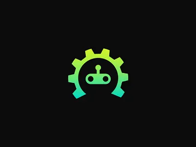 Gear Bot logo design, AI, Tech, Software, Saas, Bot logo, modern abstract logo ai logo bot logo bot logo design branding custom logo design gear bot logo gear logo graphic design illustration logo logo design logotype minimal logo modern logo saas logo software logo tech logo web3 logo