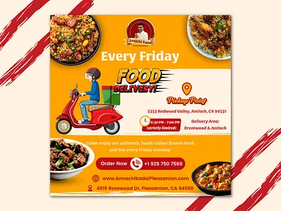 Food post design for AnnachiKadai annachikadai digital marketing food food delivery food delivery post food post free delivery marketing design marketing post social media design social media marketing social media post