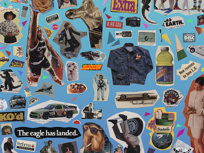 GEMS CENTERFOLD analog analog collage collage cut design digital collage graphic design james lano magazine orlando paste photoshop retro scan scanner zines