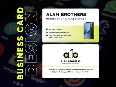 Business Card Design branding graphic design logo ui