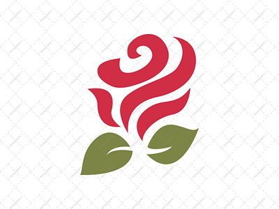 Red Rose Logo Brand Design beauty brand branding brandlogo cosmetics design flower graphic design logo logo design logodesign logoforsale nature plant red rose rose spa vector wellness