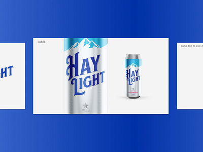 HayLight — Brand guidelines for Finland’s First Light Beer americana beer brand identity branding finland graphic design label logo packaging print product design