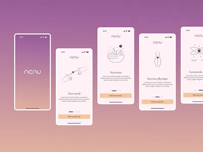 Wellness app for Women app design app for woman design ux fitness app mobile app mobile app design mobile ui ui design ui design mobile ui mobile app wellness app women app