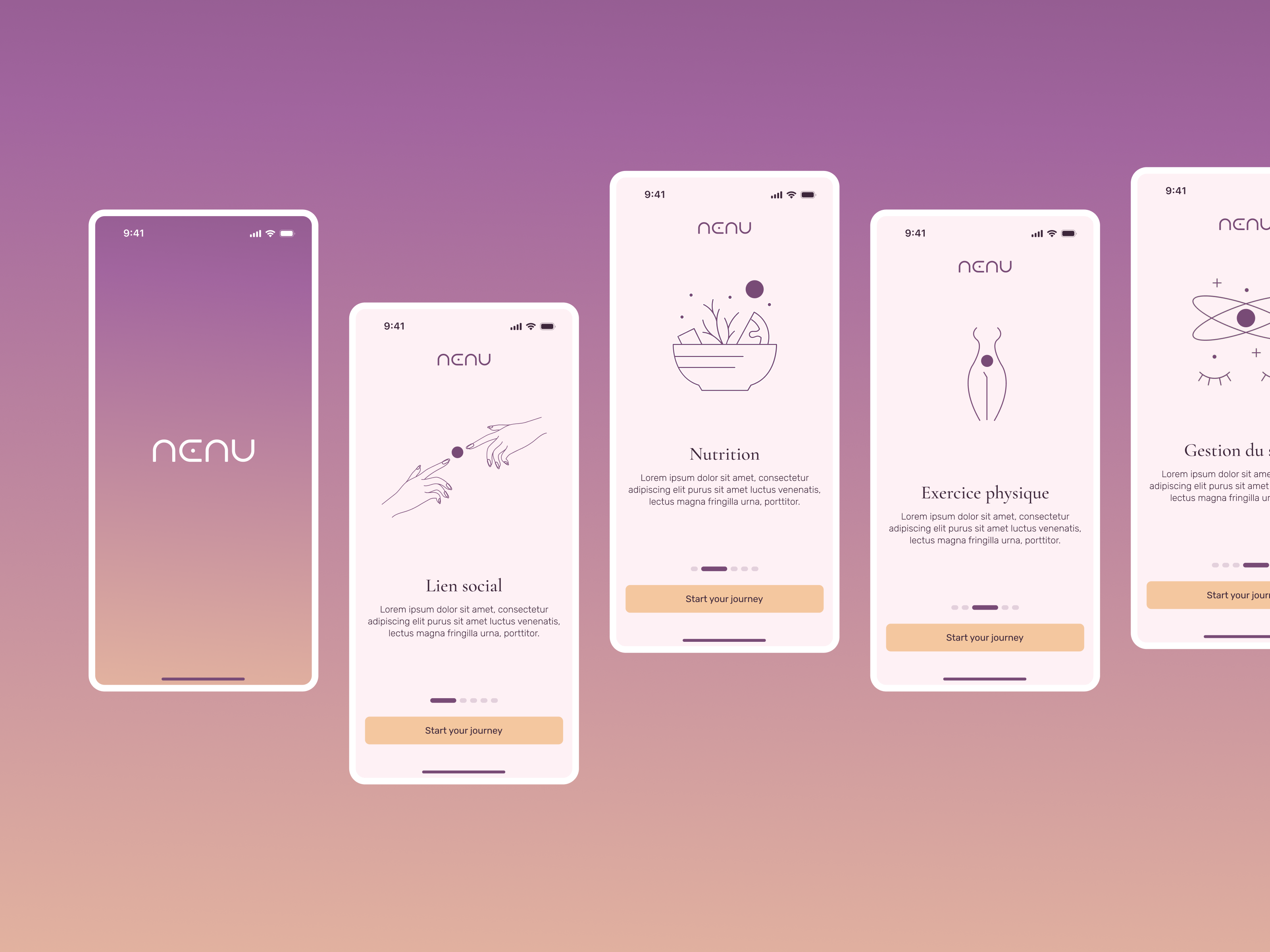 Example of Wellness app for Women
