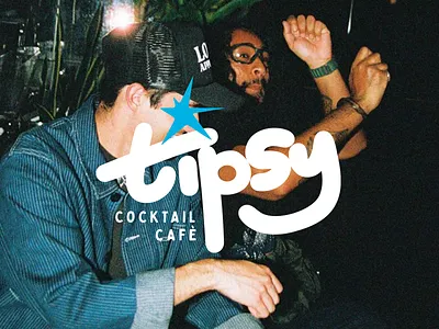 Tipsy Cocktail Cafè - Brand Identity bar branding logo