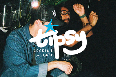 Tipsy Cocktail Cafè - Brand Identity bar branding logo