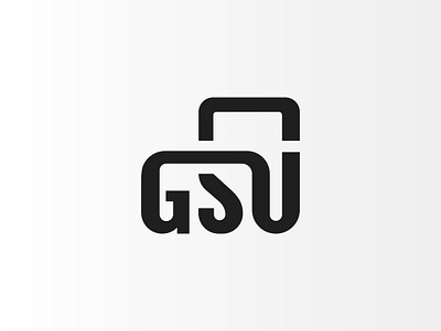Letter GSU Logo Design brand branding brandmark design g gs logo gsu gsu logo icon identity letter gsu lettermark lgoo design logo logo designer logomark logotype s su logo u