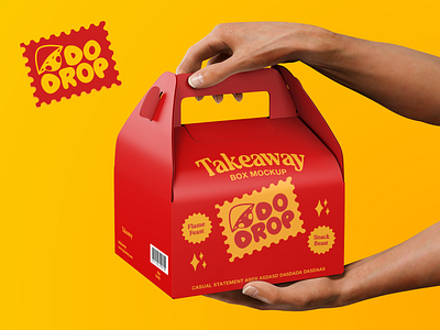 DoDrop – Asian Take Out Box Design branding design horeca identity logo logotype package