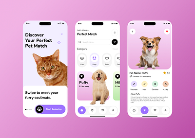 Pet Shop Mobile App Design 🐶 dogfoodmobileapps dogfoodwebsite dogtrainingwebsite figmawebsite mobileapps mobileappsdesigner orbizenstudio petfoodwebsite petmobileapps pettraining websiteapps websitedesigner