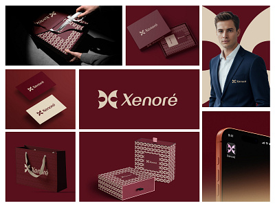 Xenoré – Brand Identity Design for a Luxury Suit Brand brand identity branding business logo clothing brand logo company logo logo and branding logo x design suit brand design suit z logo x clothing design x logo x logo design x luxary logo x premium logo x suit brand logo x suit logo