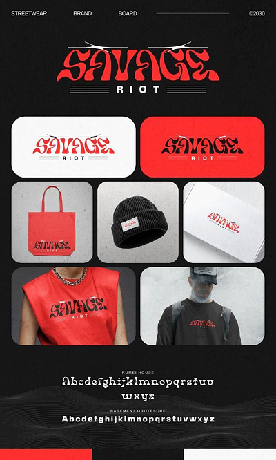 savage Brand graphic design