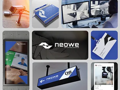 Neowe Technology Brand Design branding graphic design logo