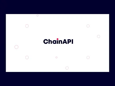 ChainAPI — Logo Animation for Blockchain Data Management animation api3 blockchain brandidentity branding chainapi crypto data management graphic design logo motion design motion graphics reveal web3