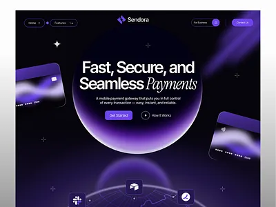 Sendora – Global Payment Platform UI/UX Design 3d animation branding design figma graphic design illustration logo motion graphics typography ui ux vector