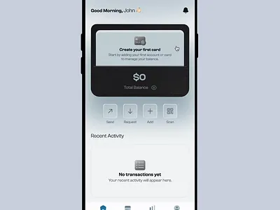 Finance App Create Card Animation figma finance app motion graphics ui
