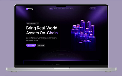 RWA Design l Web3 Design l Crypto Design l Web3 Landing Page UI blockchain crypto crypto landing page cryptocurrency decentralized defi landing nft on chain real world asset rwa rwa landing page rwa website sphere tokanization ui web design web3 webdesign
