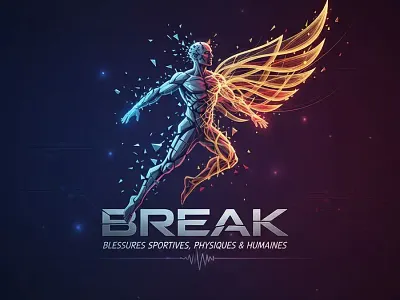 Human Break design graphic design illustration logo