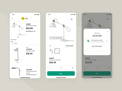 Klik SuperApp - In-app Shopping app design checkout fintech ggstudio in app shoping klik superapp mobile mobile design purchase shop shoping ui ux wallet