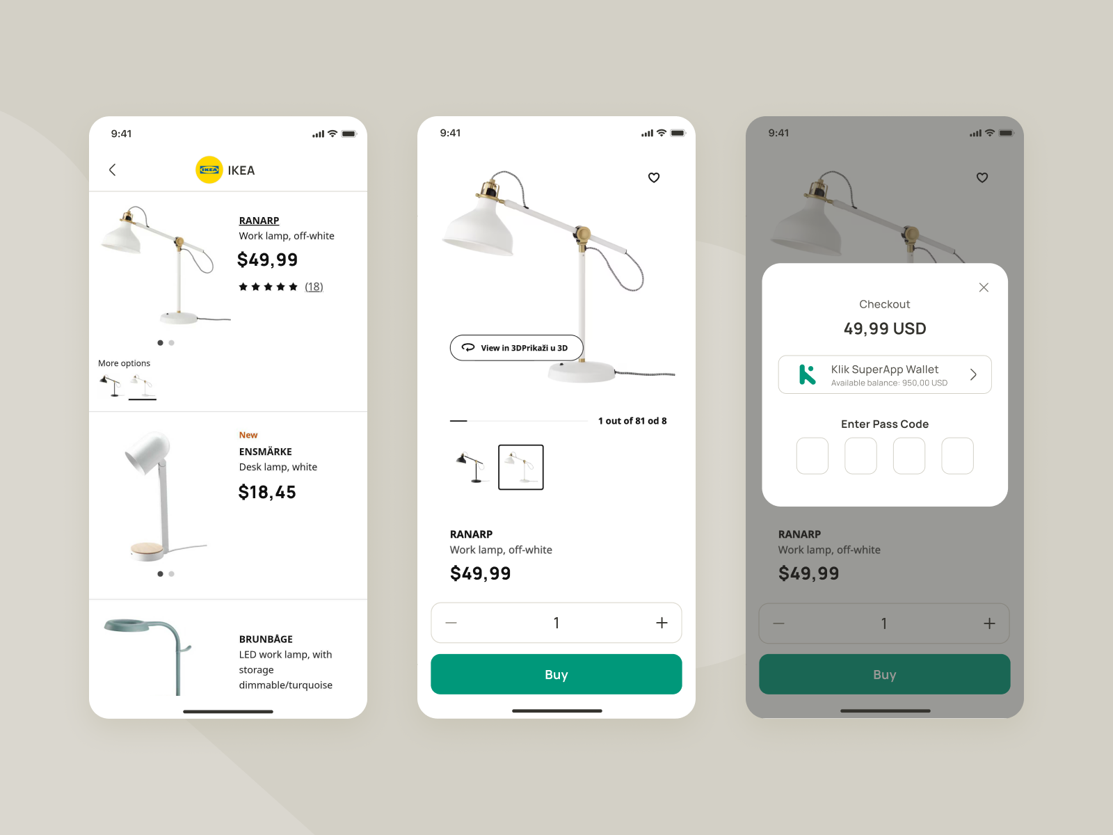 Example of Mobile App UX/UI Design