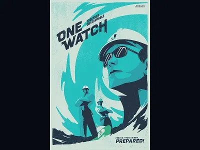 Jackson Offshore – Safety poster series brand branding crew design graphic design illustration logo offshore poster safety sea series ship vector water waves