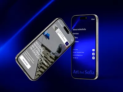 UX/UI & Dev Website for Construction Company adaptive b2b b2c company construction design graphic design mobile ui ux uxui